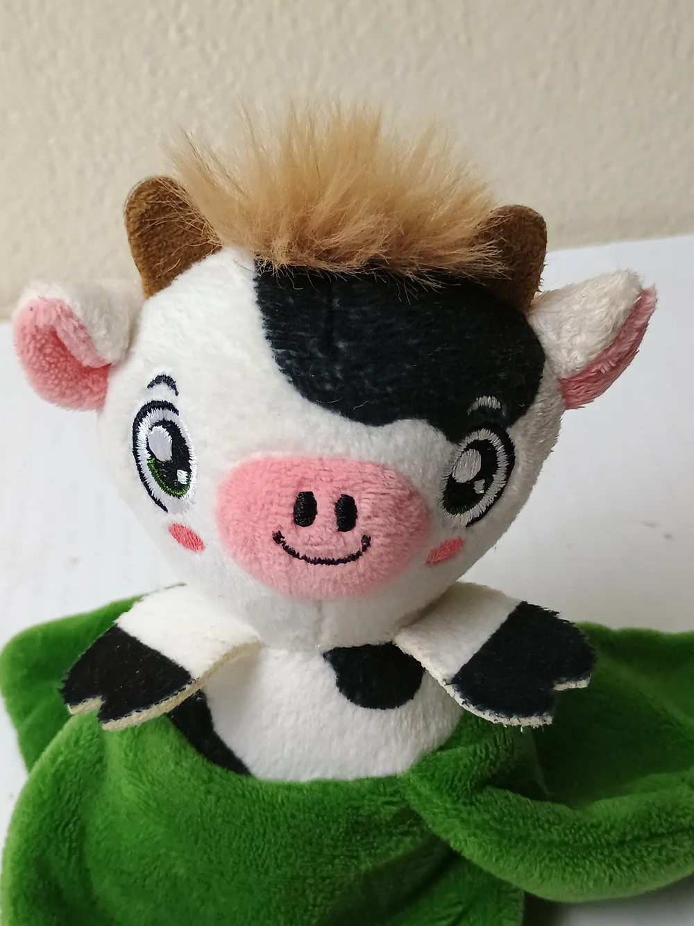 John Deere Peek N' Peel Cow Plush 